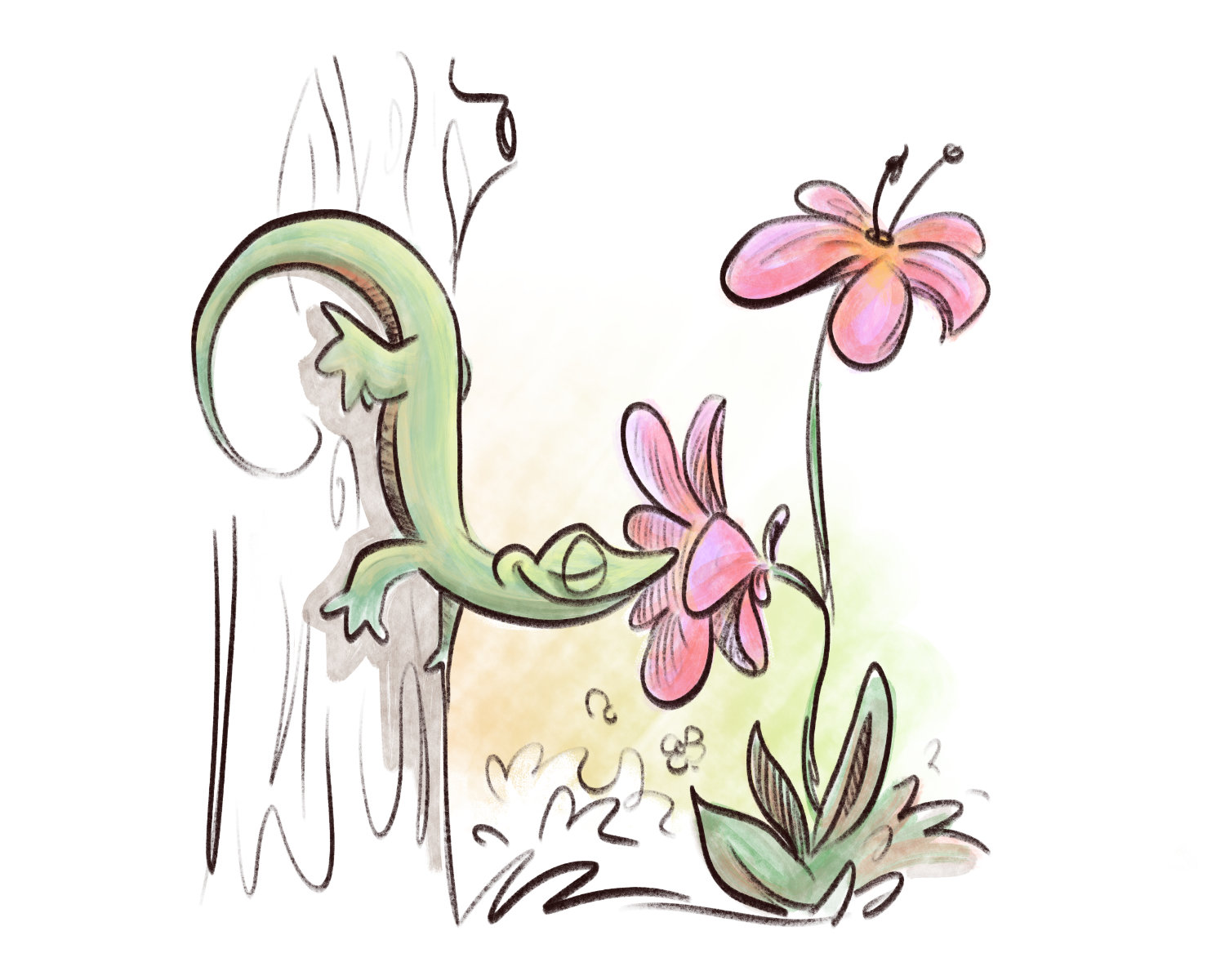 Happy little gecko